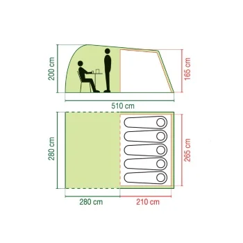Coleman šator Waterfall 204391-1 Coleman šator Waterfall 204391-1